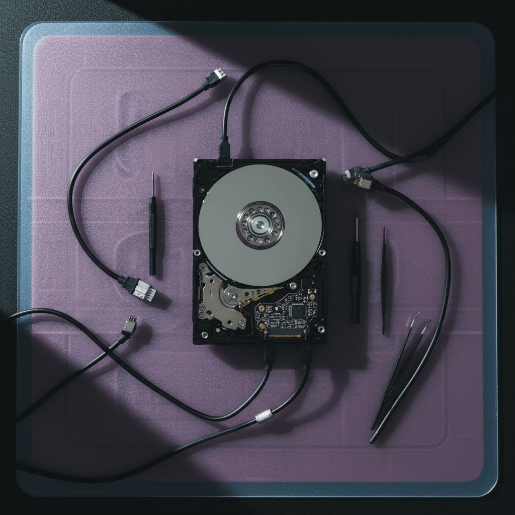 Data recovery from hard drive